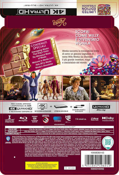 WONKA STEELBOOK 2 (4K Ultra HD + Blu-ray)