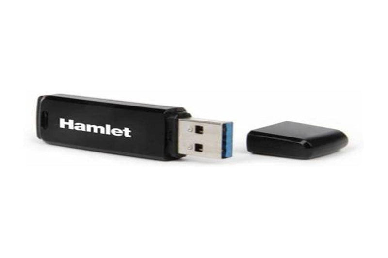 Hamlet XZP08GBU3 Zelip Flash Drive 8GB USB 3.0 5 GB/s, Black/Anthracite