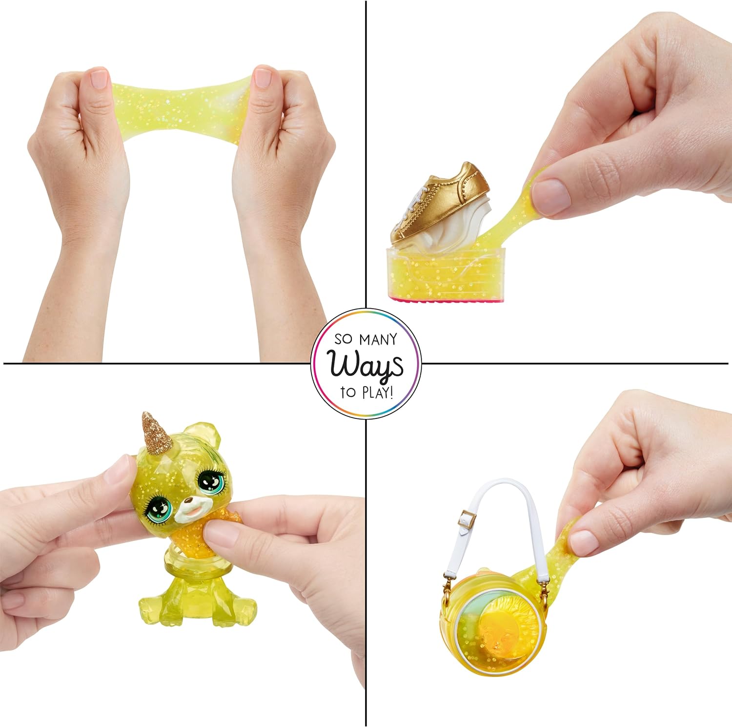 Rainbow High Fashion Doll with Slime & Pet - Sunny (Yellow) - 28 cm Shimmer Doll with Sparkle Slime, Magical Pet and Fashion Accessories - Kids Toy - Great for Ages 4-12 Years