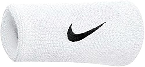 Nike Schweiãÿband Swoosh Doublewide Wristbands (2er Pack) Muñequeras, Unisex Adulto