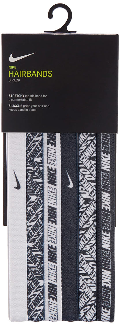 Nike Unisex - Adult Assorted Headband, Black/White, One Size
