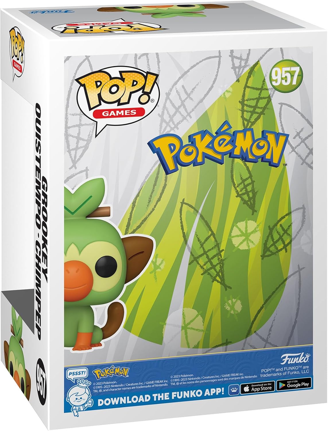 Funko POP! Games: Pokemon - Grookey - Collectable Vinyl Figure - Gift Idea - Official Merchandise - Toys for Kids & Adults - Video Games Fans - Model Figure for Collectors and Display