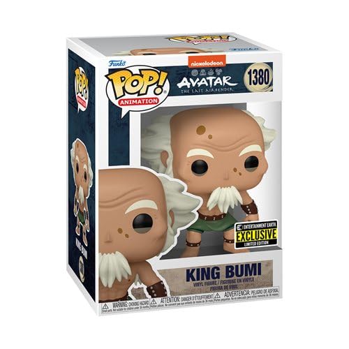 Funko Avatar: The Last Airbender King Bumi Pop! Vinyl Figure #1380 - Entertainment Earth Exclusive