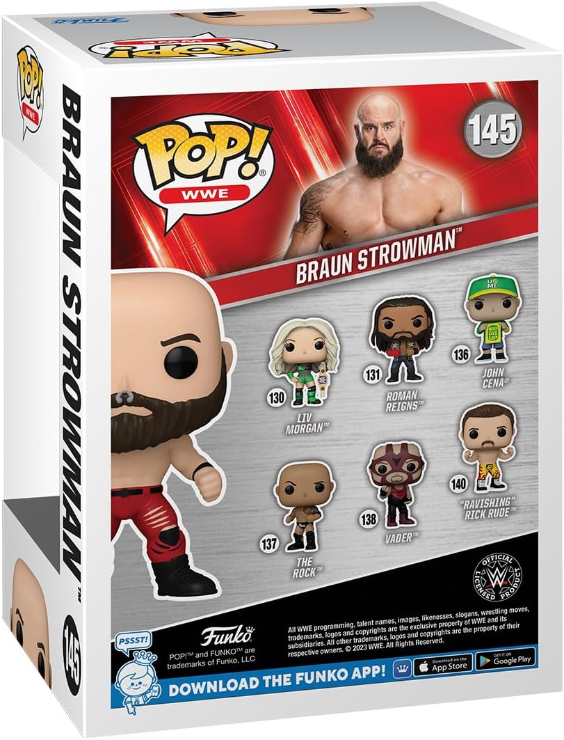 Funko Pop! WWE: Braun Strowman - Collectable Vinyl Figure - Gift Idea - Official Merchandise - Toys for Kids & Adults - Sports Fans - Model Figure for Collectors and Display