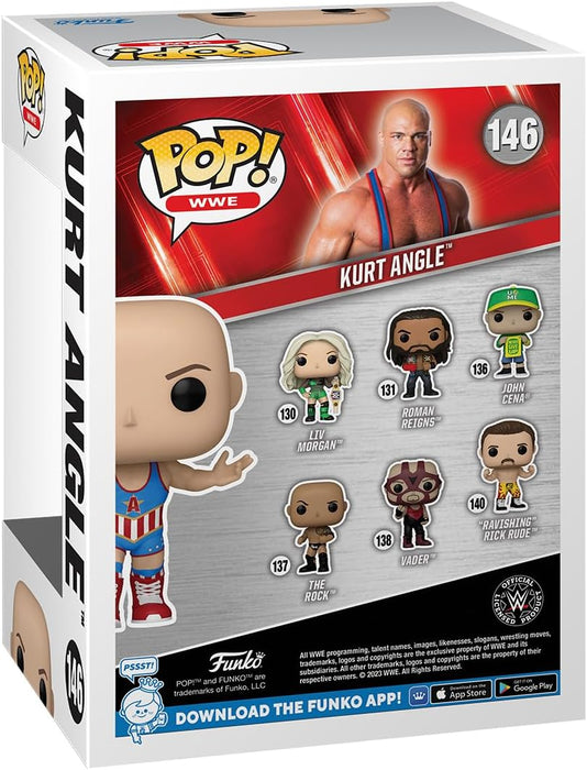 Funko POP! WWE: Kurt Angle - Collectable Vinyl Figure - Official Merchandise - Toys for Kids & Adults - Sports Fans - Model Figure for Collectors and Display