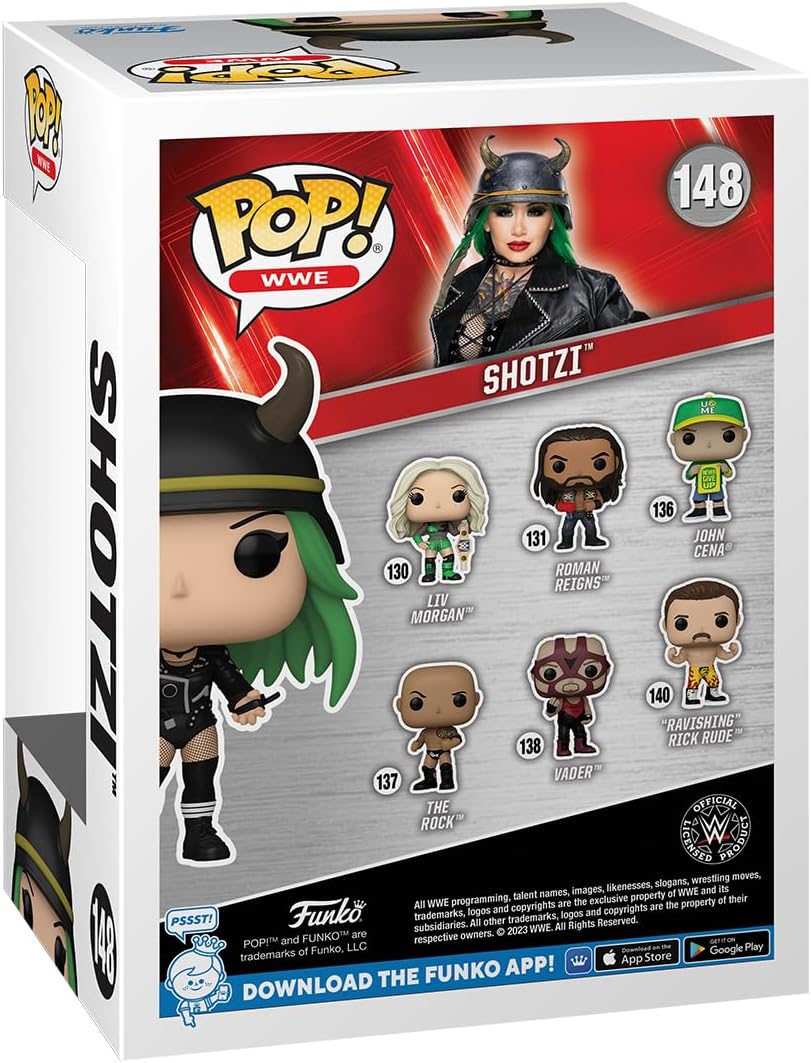 Funko POP! WWE: Shotzi Blackhart - Collectable Vinyl Figure - Official Merchandise - Toys for Kids & Adults - Sports Fans - Model Figure for Collectors and Display