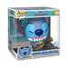 Funko Pop Jumbo: Stitch - with Ukele - Lilo and Stitch - Figurine en Vinyle à Collectionner - Idée de Cadeau - Produits Officiels - Jouets pour Les Enfants et Adultes - Movies Fans