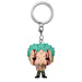 Funko POP! Keychain: OP - Roronoa Zoro - One Piece - Mini Figura in Vinile da Collezione Novità Portachiavi - Riempitivi per Calze - Idea Regalo - Merchandising Ufficiale - Anime Fans