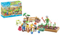 Playmobil 71443 Country: Vegetable Garden with Grandparents , including flower bed, watering can and garden tools, fun imaginative role-play, sustainable play sets suitable for children ages 4+