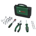 Bosch Home and Garden Mobility Hand Tool Set 26-Piece (Compact and Portable Tool Kit for DIY Tasks; Optimal Choice on The Road; 1/4 Ratchet; Combination Pliers; Universal Screwdriver; in Fabric Bag