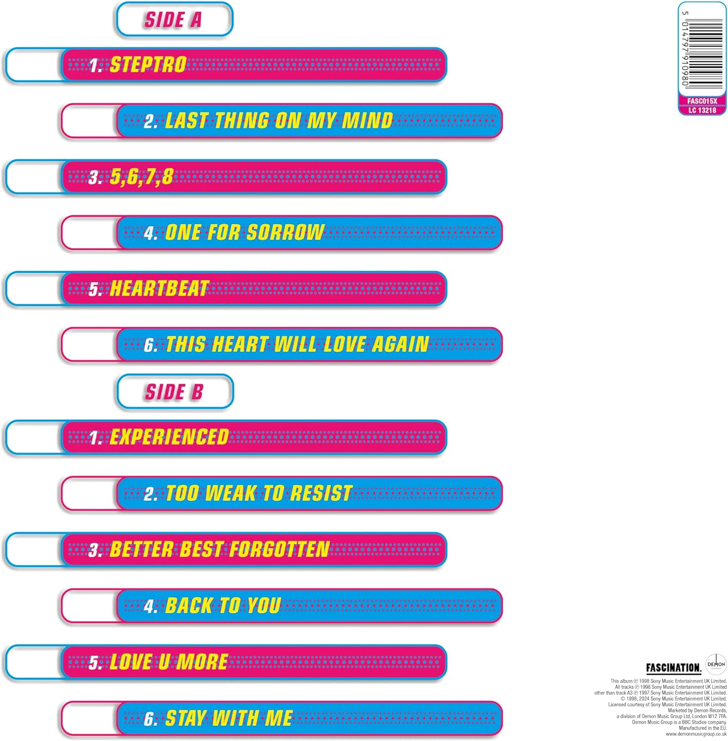 Steps: Step One (Exclusive - Electric Blue StepsSwirl Vinyl