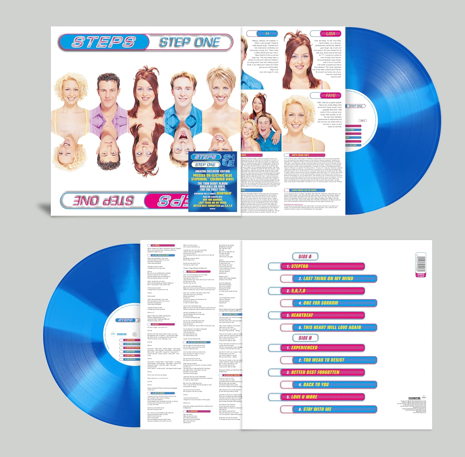 Steps: Step One (Exclusive - Electric Blue StepsSwirl Vinyl