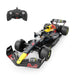 RASTAR Red Bull F1 Car 1/18 Scale RC Car, 2022 Oracle Red Bull Racing F1 Remote Control Car Red Bull Formula 1 RB18 2022 Sergio Perez, Dark Blue 2.4G F1 Model car for Kids Adults