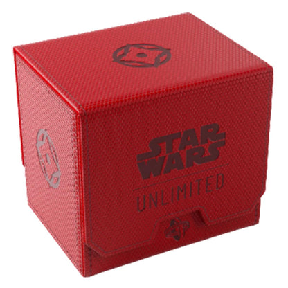 Gamegenic | Star Wars Unlimited Deck Pod | ¡Lleva tu Experiencia de Juego a un Nuevo Nivel! | Caja para Mazos Premium | Caben 60 Cartas con Doble Funda | Diseñado para Star Wars Unlimited TCG | Rojo
