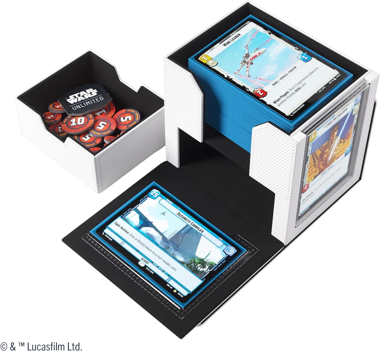 Gamegenic, Star Wars: Unlimited Deck Pod (White/Black)
