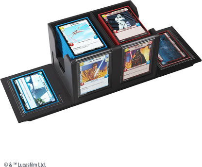 Gamegenic | Star Wars Unlimited Double Deck Pod - Black | Trading Card Accessory