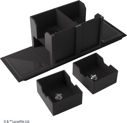 Gamegenic | Star Wars Unlimited Double Deck Pod - Black | Trading Card Accessory