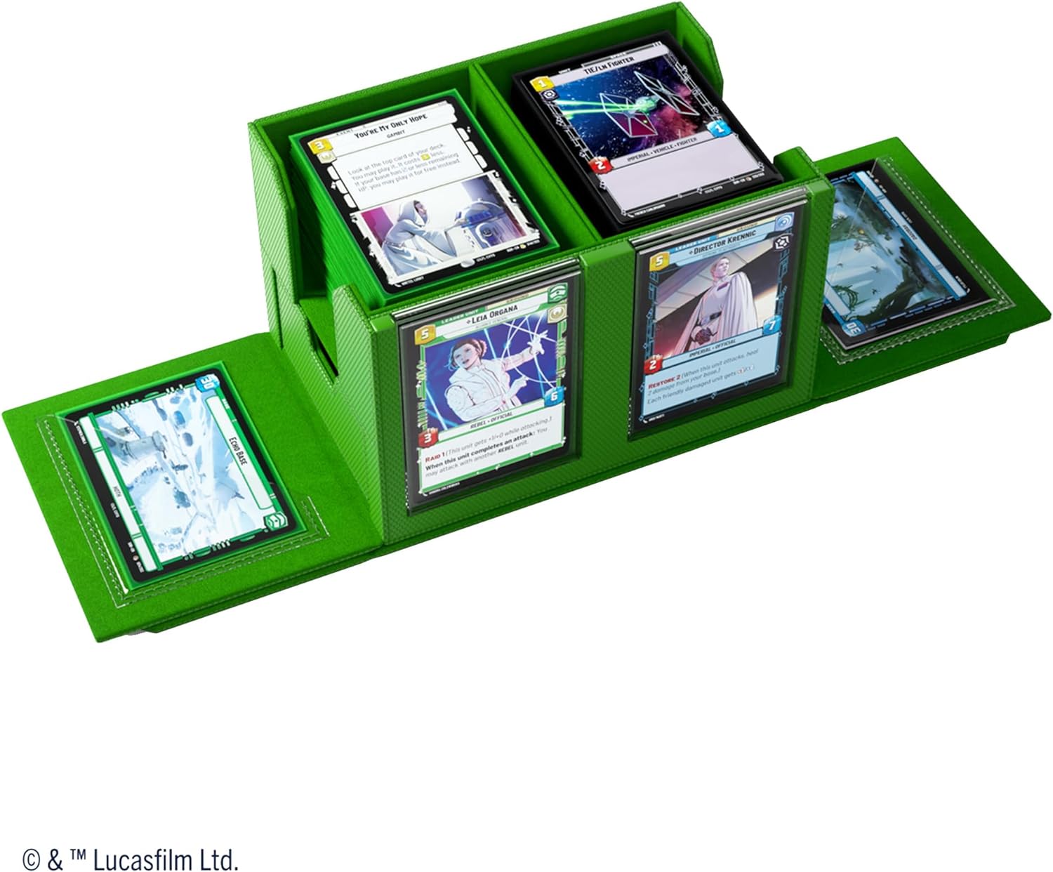 Gamegenic | Star Wars Unlimited Double Deck Pod | ¡Lleva tu Experiencia de Juego a un Nuevo Nivel! | Caja para Mazos Premium | Caben 120 Cartas con Doble Funda |