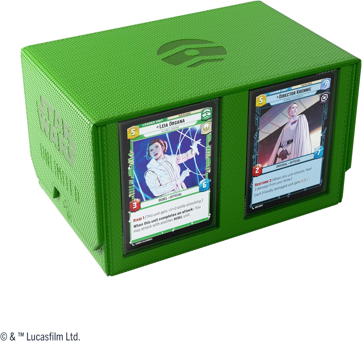 Gamegenic | Star Wars Unlimited Double Deck Pod | ¡Lleva tu Experiencia de Juego a un Nuevo Nivel! | Caja para Mazos Premium | Caben 120 Cartas con Doble Funda |