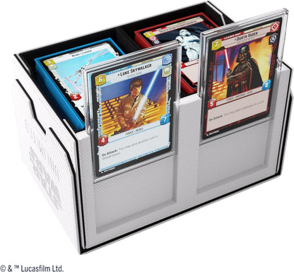 Gamegenic, Star Wars: Unlimited Double Deck Pod (White/Black)