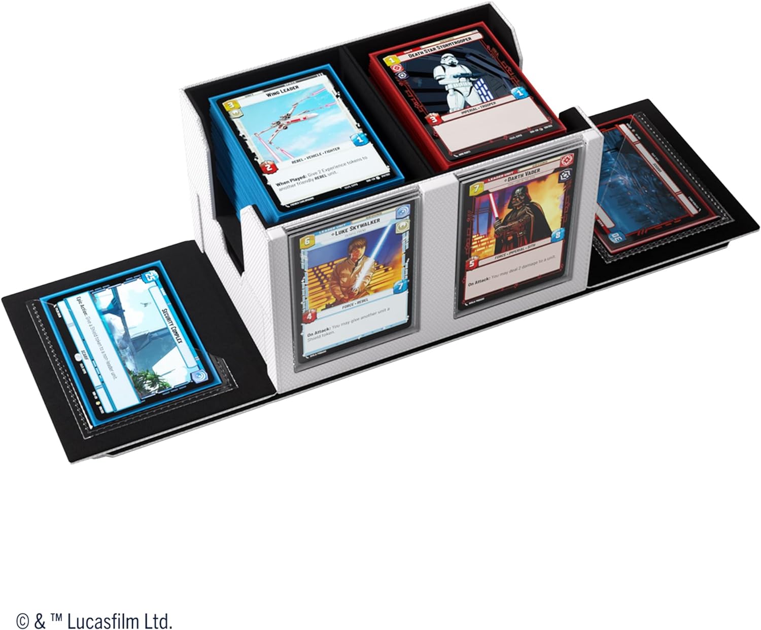 Gamegenic, Star Wars: Unlimited Double Deck Pod (White/Black)