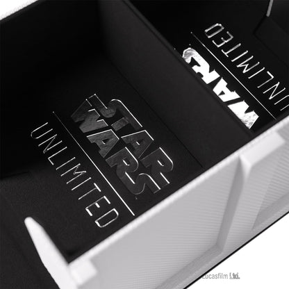 Gamegenic, Star Wars: Unlimited Double Deck Pod (White/Black)