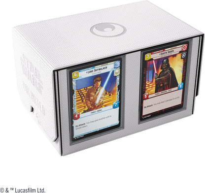 Gamegenic, Star Wars: Unlimited Double Deck Pod (White/Black)