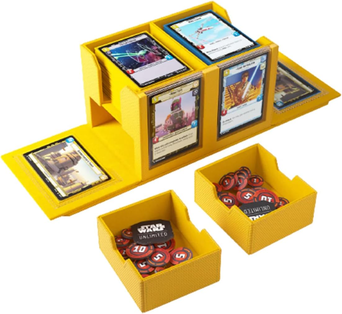 Gamegenic | Star Wars Unlimited Double Deck Pod | ¡Lleva tu Experiencia de Juego a un Nuevo Nivel! | Caja para Mazos Premium | Caben 120 Cartas con Doble Funda |