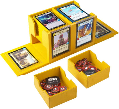 Gamegenic | Star Wars Unlimited Double Deck Pod | ¡Lleva tu Experiencia de Juego a un Nuevo Nivel! | Caja para Mazos Premium | Caben 120 Cartas con Doble Funda |