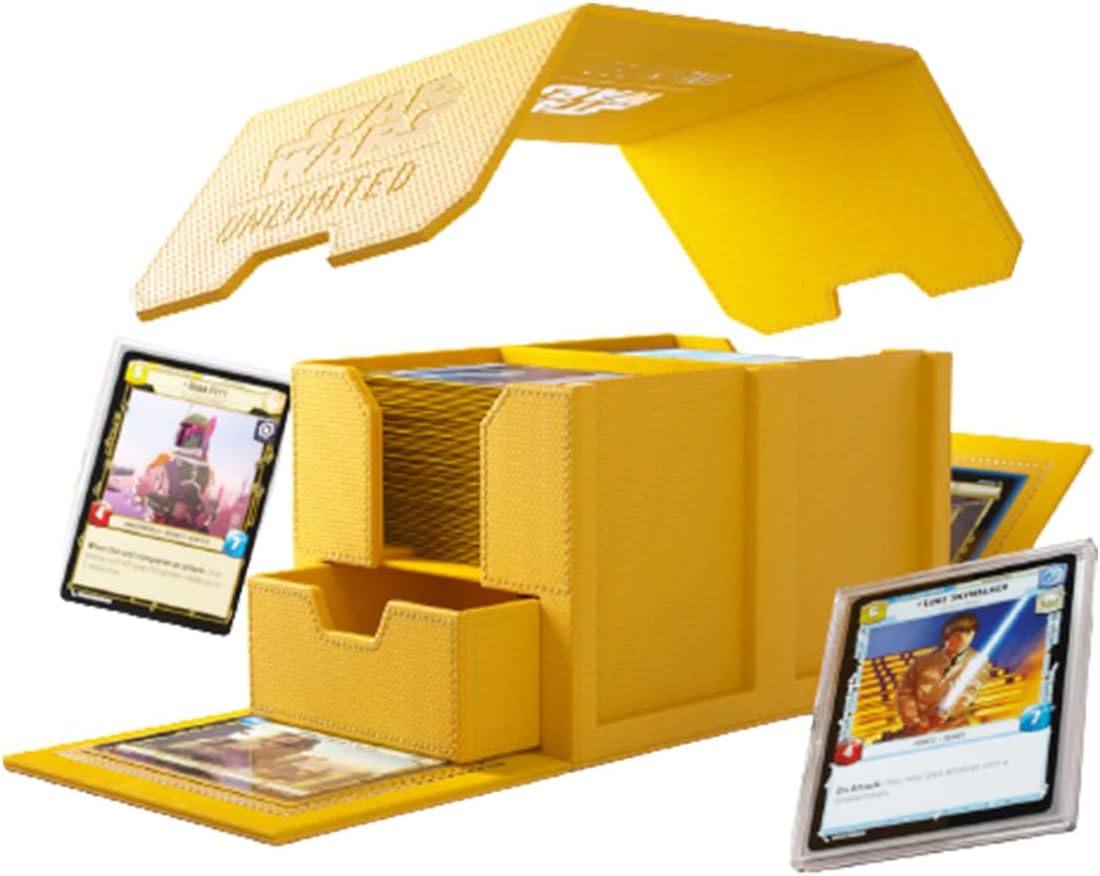 Gamegenic | Star Wars Unlimited Double Deck Pod | ¡Lleva tu Experiencia de Juego a un Nuevo Nivel! | Caja para Mazos Premium | Caben 120 Cartas con Doble Funda |