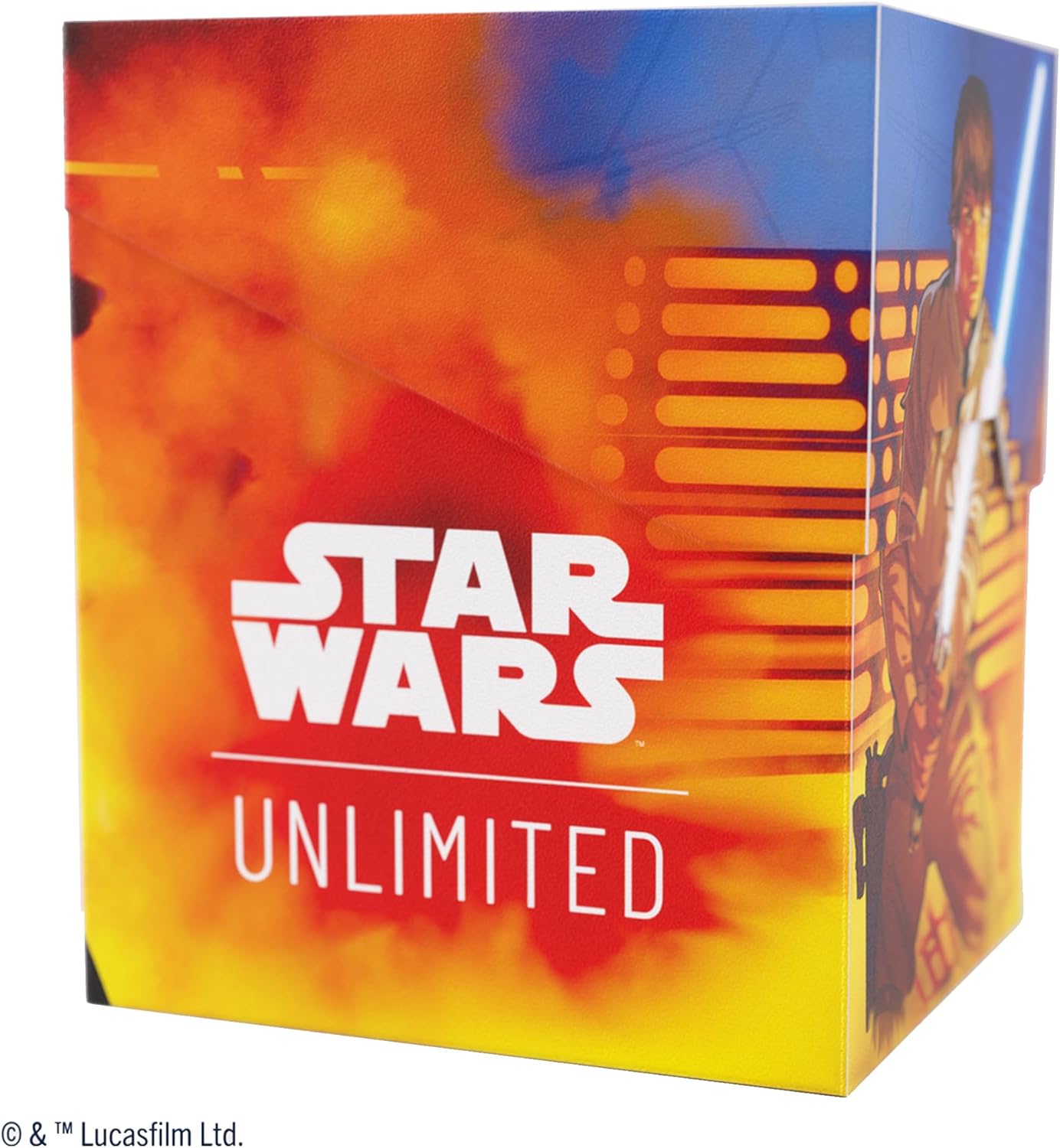 Gamegenic | Star Wars Unlimited Soft Crate - Luke/Vader | Trading Card Accessory