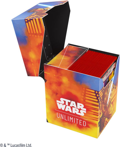 Gamegenic | Star Wars Unlimited Soft Crate - Luke/Vader | Trading Card Accessory