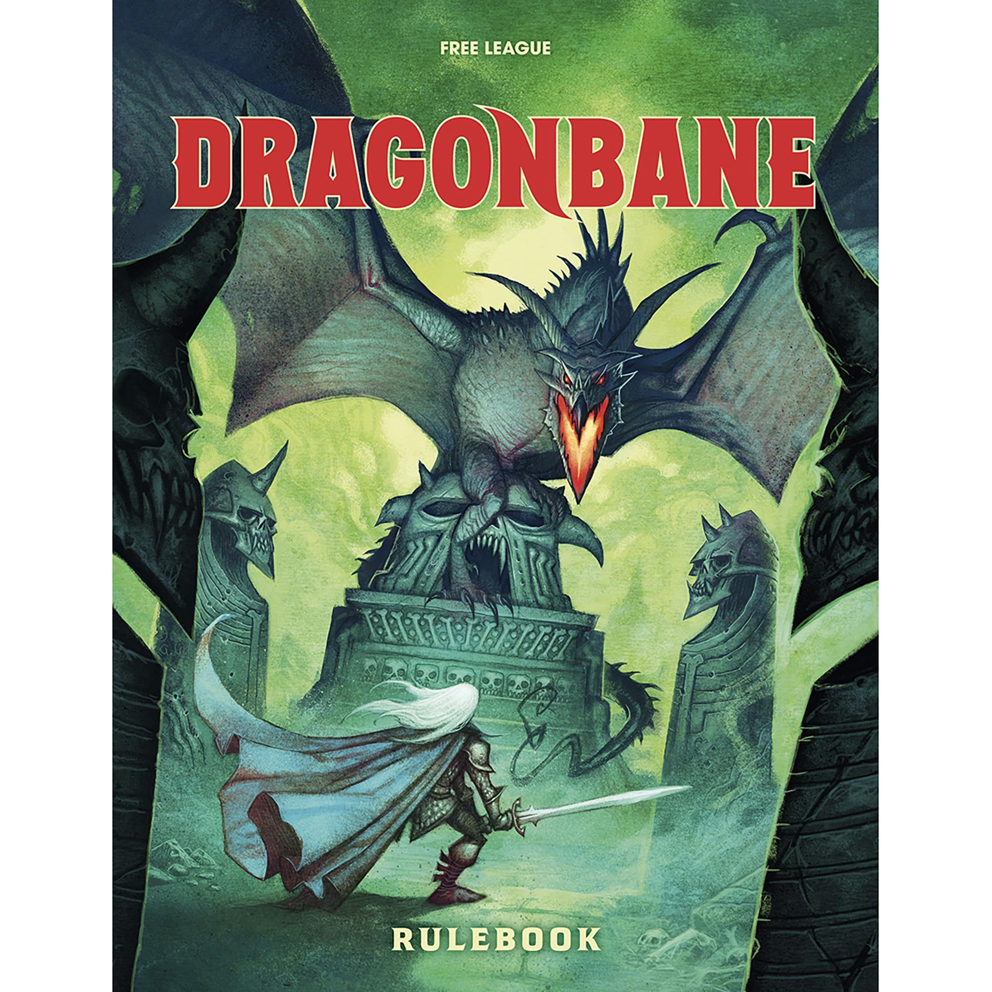 Free League Publishing: Dragonbane: Core Rulebook – Hardcover RPG Book, D20 Roleplay, Fantasy & Adventure, Magic & Combat, Demons & Dragons FLF-DGB007