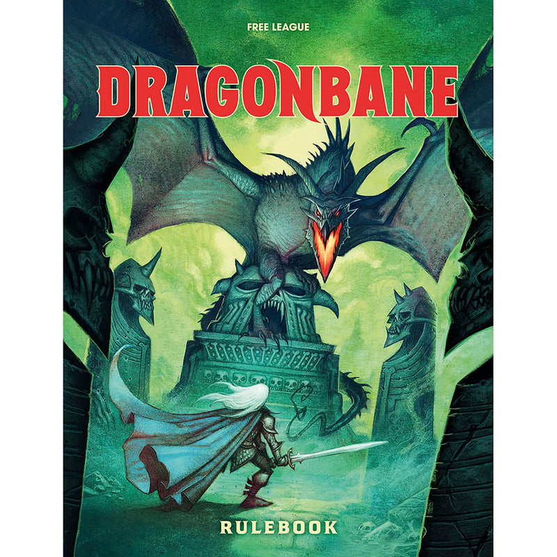 Free League Publishing: Dragonbane: Core Rulebook – Hardcover RPG Book, D20 Roleplay, Fantasy & Adventure, Magic & Combat, Demons & Dragons FLF-DGB007