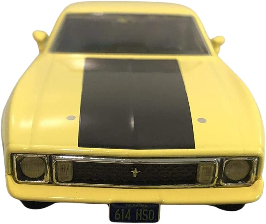 1973 Ford Mustang Mach 1 Yellow Eleanor" "Gone in Sixty Seconds" Movie (1974) 1/43 by Greenlight 86412"