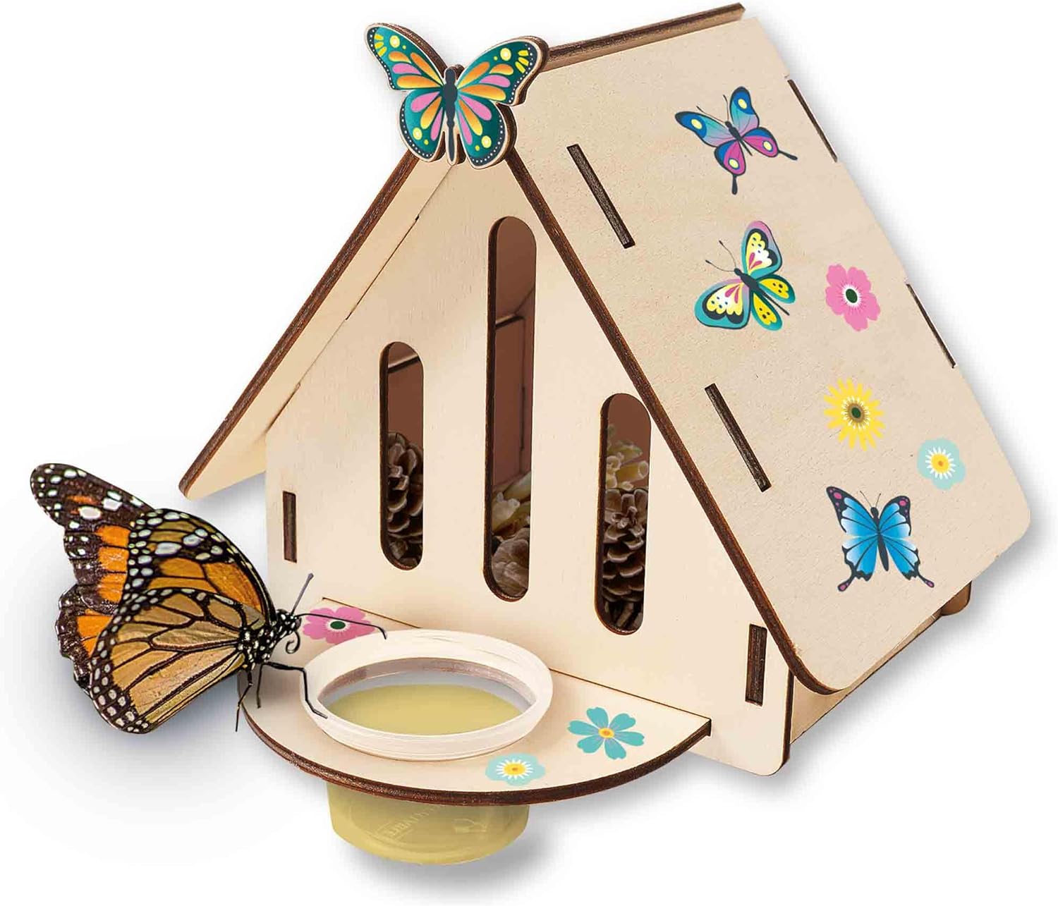SES Creative 25204 - Butterfly Hotel, self-Assembly, Discover Nature Set for Children