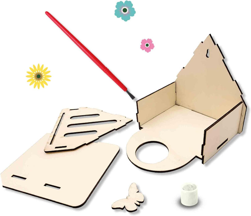 SES Creative 25204 - Butterfly Hotel, self-Assembly, Discover Nature Set for Children