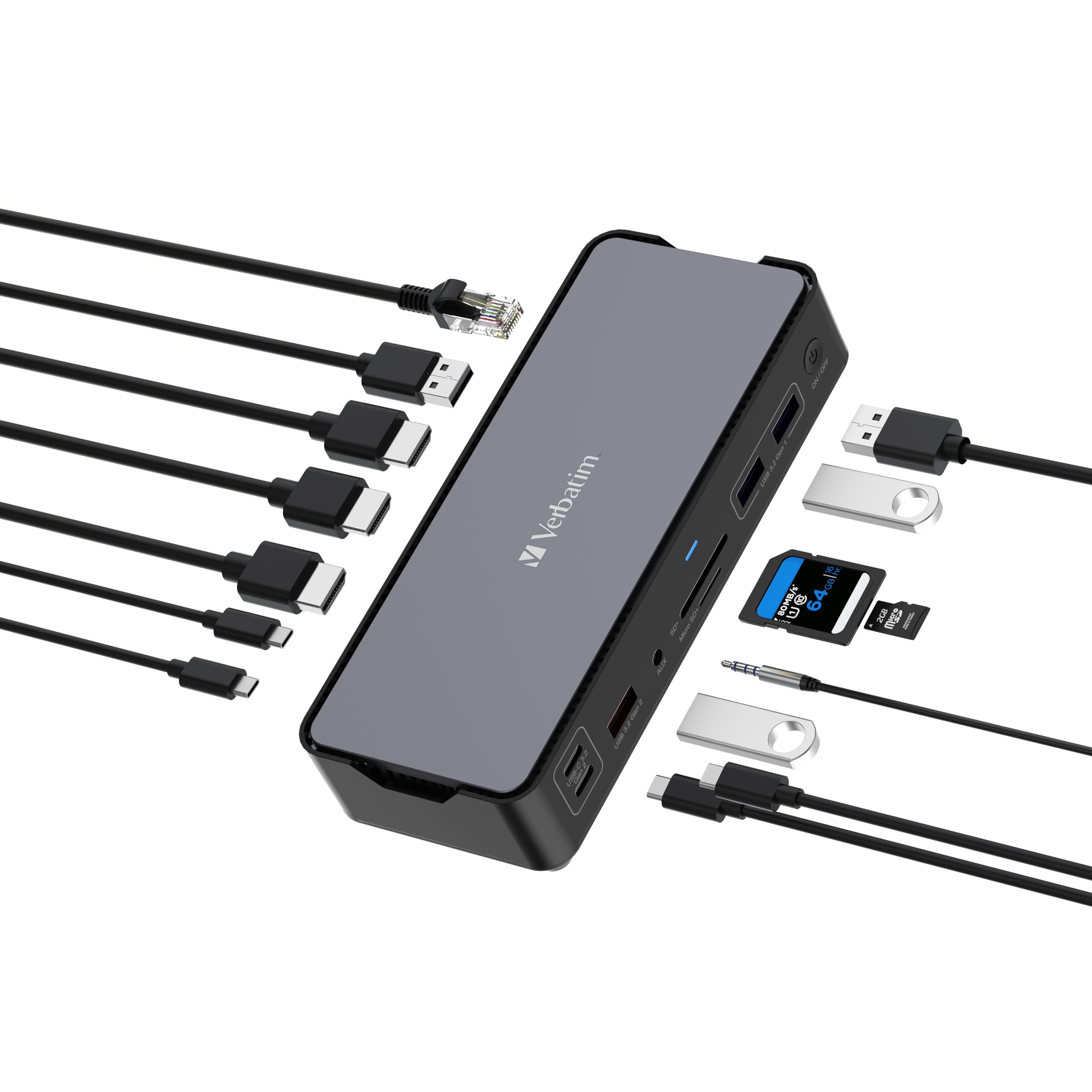 USB-C Pro Docking Station 15 Port CDS-15