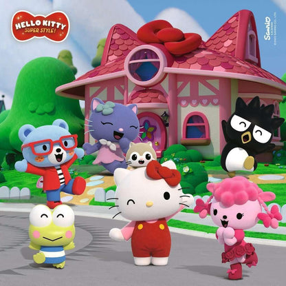 Ravensburger Kinderpuzzle 12001035 - Abenteuer in Cherry Town - 3x49 Teile Hello Kitty Puzzle für Kinder ab 5 Jahren