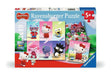 Ravensburger Kinderpuzzle 12001035 - Abenteuer in Cherry Town - 3x49 Teile Hello Kitty Puzzle für Kinder ab 5 Jahren