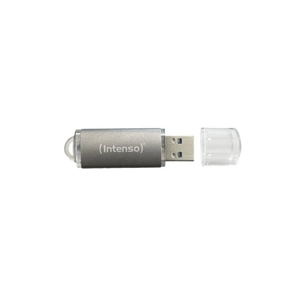 Intenso Jet Line USB 3.2 Gen 1x1 Super Speed USB-A Stick, 256 GB, Silver