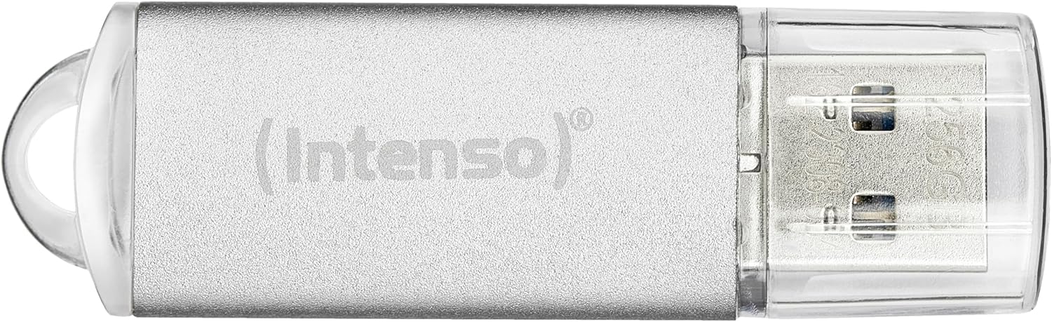 Intenso Jet Line USB 3.2 Gen 1x1 Super Speed USB-A Stick, 256 GB, Silver
