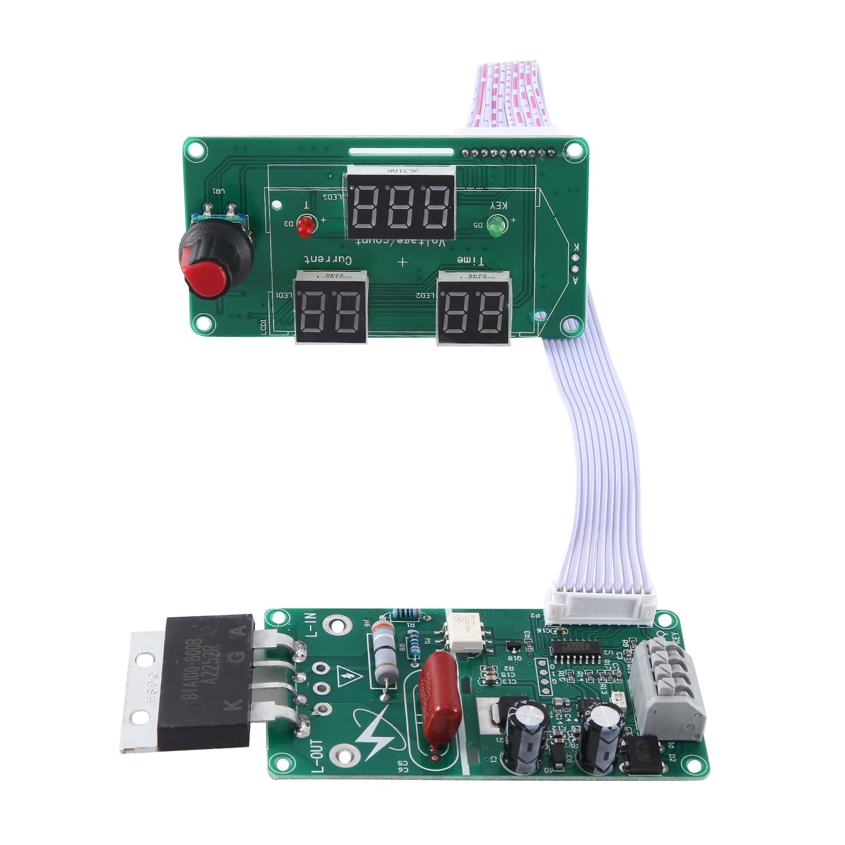 TsoLay Einzelpuls-Encoder 100 A Punktschweißgerät Transformator Controller Board Zeitsteuermodul