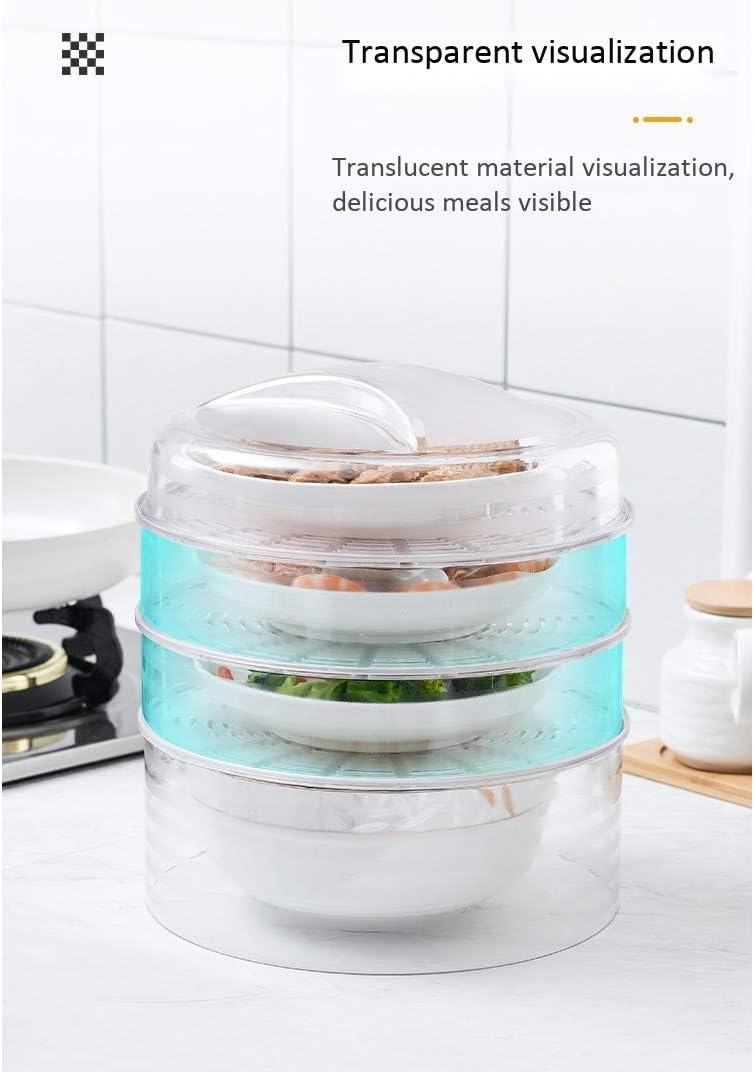 ISTOVO 5 Pieces/Set Insulation Kitchen Mushroom Cover More Layers Overlaid Food Canning Cover Multifunctional Food Cover