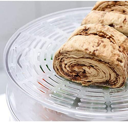 ISTOVO 5 Pieces/Set Insulation Kitchen Mushroom Cover More Layers Overlaid Food Canning Cover Multifunctional Food Cover