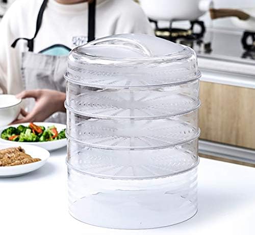 ISTOVO 5 Pieces/Set Insulation Kitchen Mushroom Cover More Layers Overlaid Food Canning Cover Multifunctional Food Cover