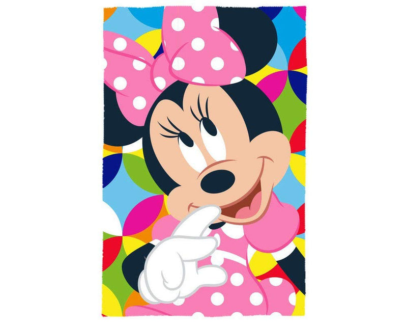 Kids Minnie Fleece Blanket 150 x 100 cm, Multicolour (WD19925)