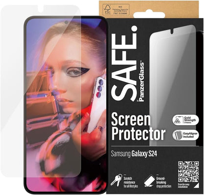 Panzerglass SAFE. by ® Screen Protector Samsung Galaxy S24 | Ultra-Wide Fit w. EasyAligner