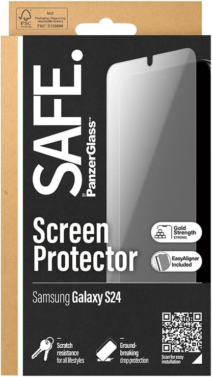 Panzerglass SAFE. by ® Screen Protector Samsung Galaxy S24 | Ultra-Wide Fit w. EasyAligner