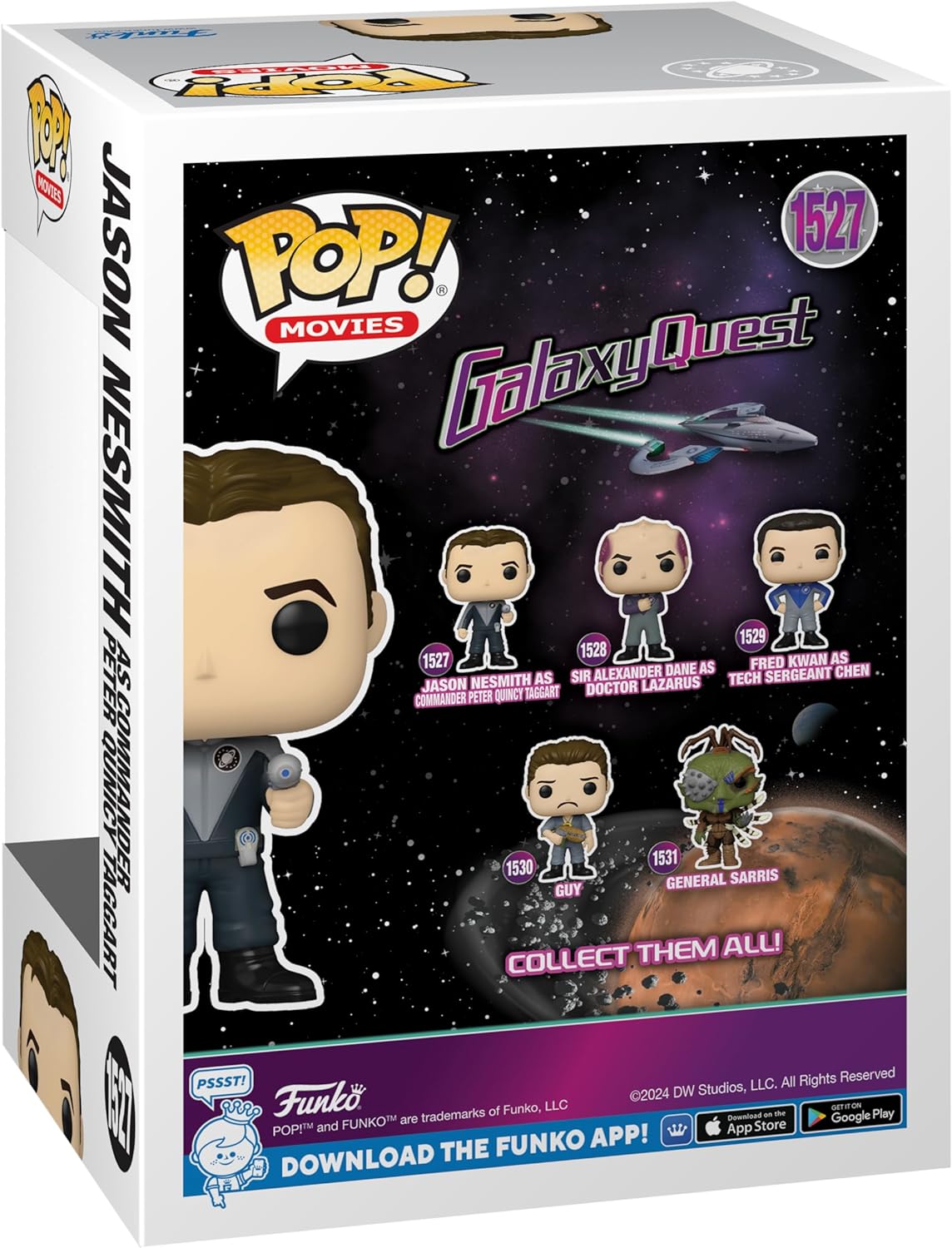 Funko Pop! Movies: Galaxy Quest – Jason Nesmith - Figura de Vinilo Coleccionable - Idea de Regalo - Mercancia Oficial - Juguetes para Niños y Adultos - Movies Fans - Muñeco para Coleccionistas